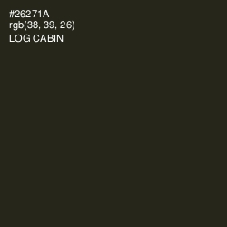 #26271A - Log Cabin Color Image